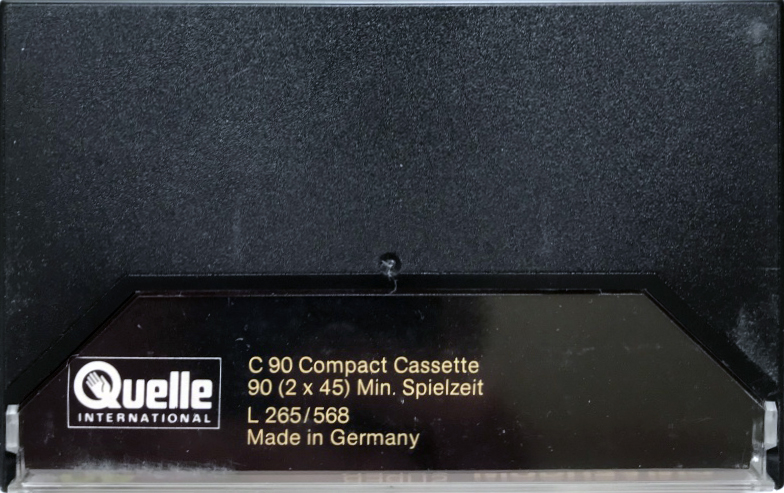 Compact Cassette Universum Super 90 Type II Chrome 1983 Europe