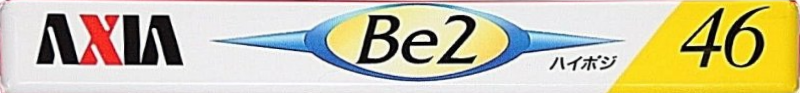 Compact Cassette AXIA Be 2 46 "BE2A 46" Type II Chrome 1996 Japan