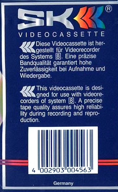 Video8, Hi8, Digital8 SK 90 Type IV Metal 1995 Europe