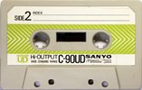 Compact Cassette Sanyo UD 90 Type I Normal 1974 Japan