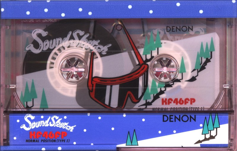 Compact Cassette Denon KF 46 "Sound Sketch KF46FP" Type I Normal 1986 Japan