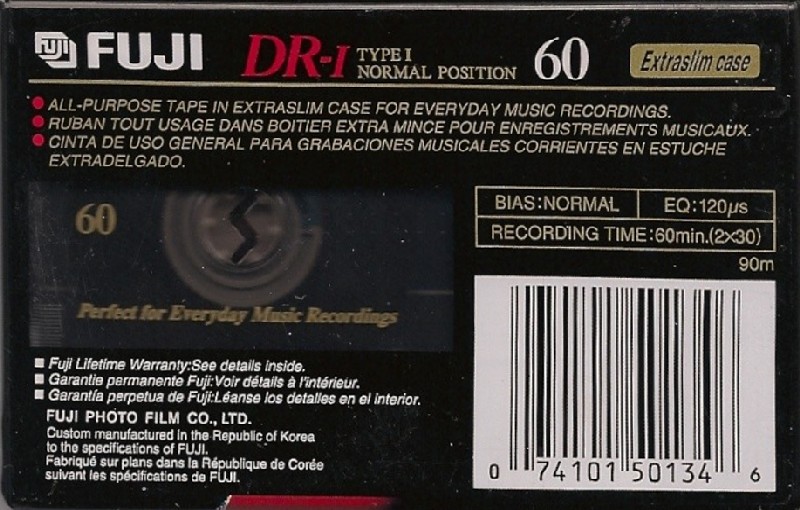 Compact Cassette: FUJI Fuji - DR-I 60