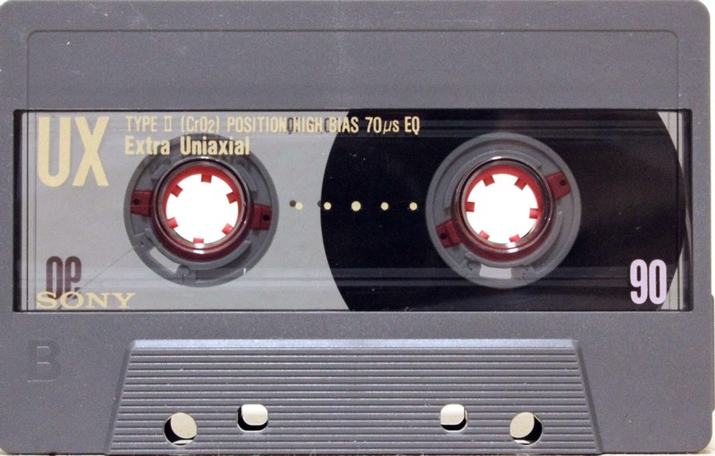 Compact Cassette Sony UX 90 Type II Chrome 1990 Europe