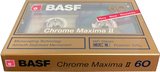 Compact Cassette BASF Chrome Maxima II 60 Type II Chrome 1989 North America