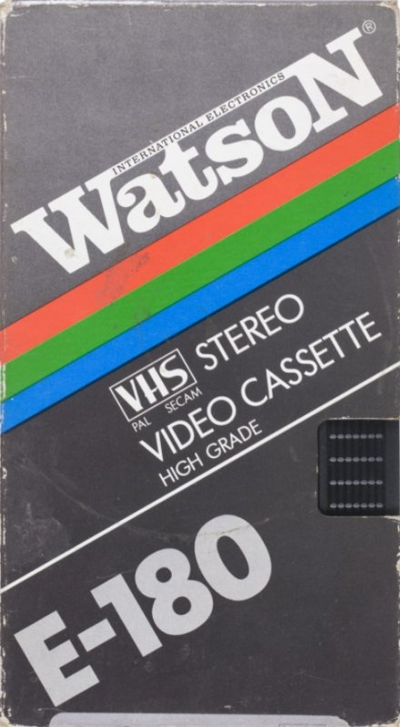 VHS, Video Home System Watson 180 Type I Normal 1985 Europe