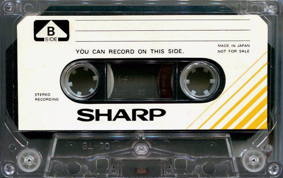 Compact Cassette Sharp "for SHARP GF-5656" Demonstration Tape 1980 Worldwide