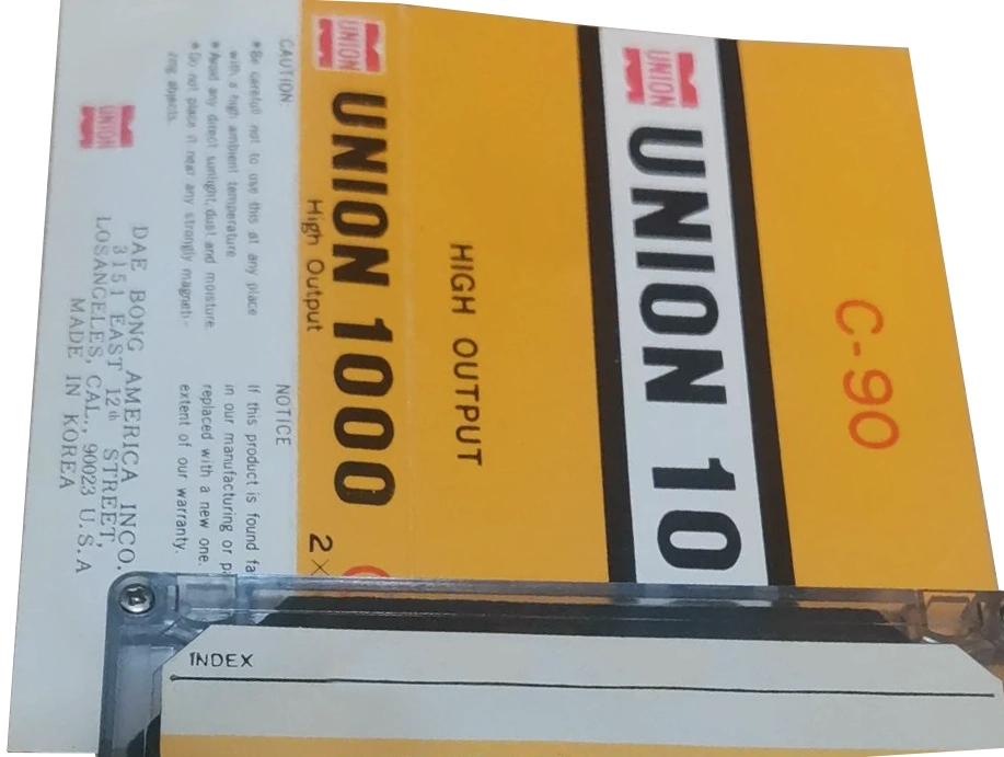 Compact Cassette Union 1000 90 Type I Normal USA
