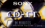 Compact Cassette Sony CD-IT 94 "C-94CDIT2" Type II Chrome 1992 North America