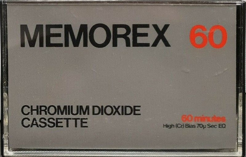 Compact Cassette Memorex 60 Type II Chrome 1978 Germany