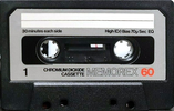 Compact Cassette Memorex 60 Type II Chrome 1978 Germany