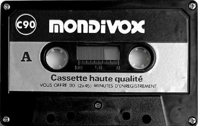Compact Cassette Mondivox 90 Type I Normal 1987 France