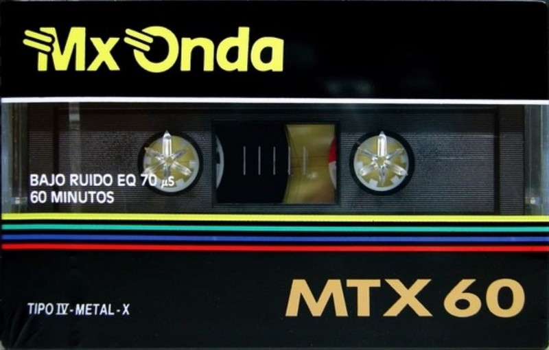 Compact Cassette Mx Onda MTX 60 Type IV Metal Spain