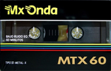 Compact Cassette Mx Onda MTX 60 Type IV Metal Spain