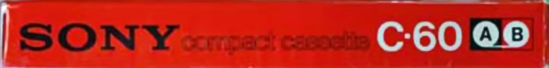 Compact Cassette Sony 60 Type I Normal 1973 Japan