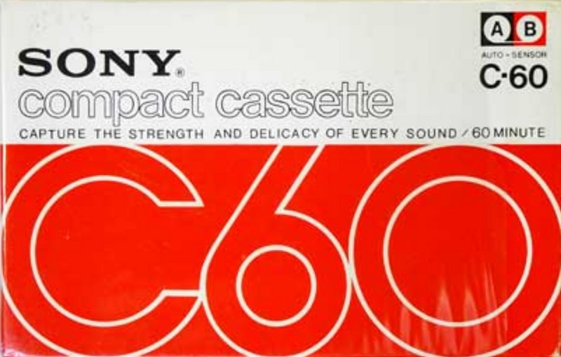 Compact Cassette Sony 60 Type I Normal 1973 Japan