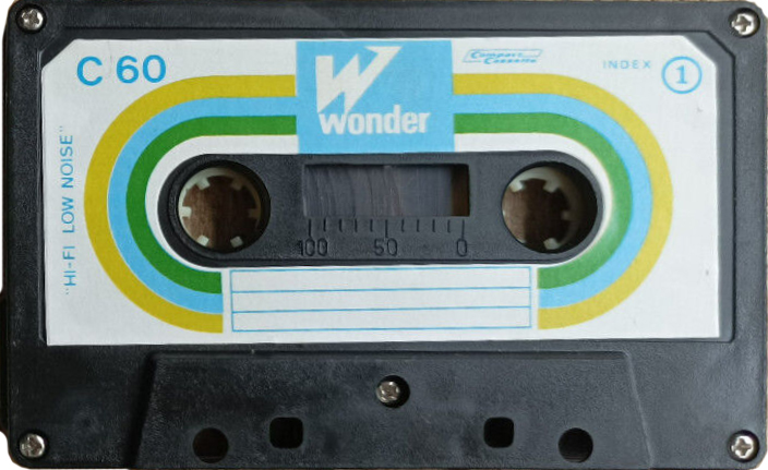 Compact Cassette Wonder 60 Type I Normal 1973 France