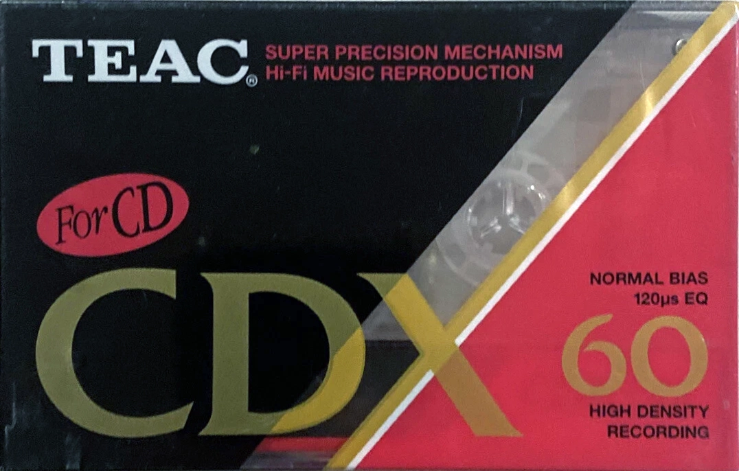 Compact Cassette Teac CDX 60 Type I Normal 1990 Australia