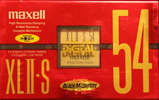Compact Cassette Maxell XLII-S 54 "XLII-S 54(E)" Type II Chrome 1995 Japan