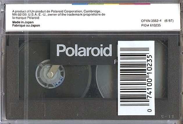Video8, Hi8, Digital8 Polaroid 120 "Supercolor" Type IV Metal 1987 North America