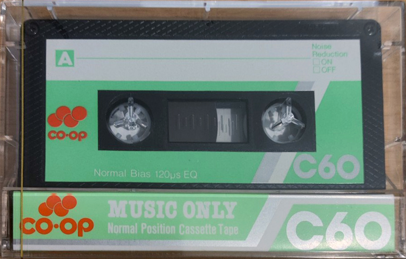 Compact Cassette CO-OP Music only 60 Type I Normal 1987 Japan