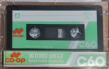 Compact Cassette CO-OP Music only 60 Type I Normal 1987 Japan