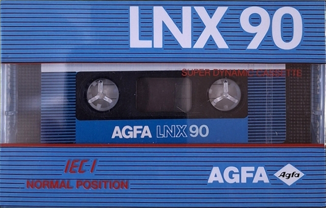 Compact Cassette AGFA LNX 90 Type I Normal 1989 Europe