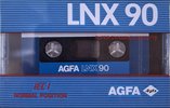 Compact Cassette AGFA LNX 90 Type I Normal 1989 Europe