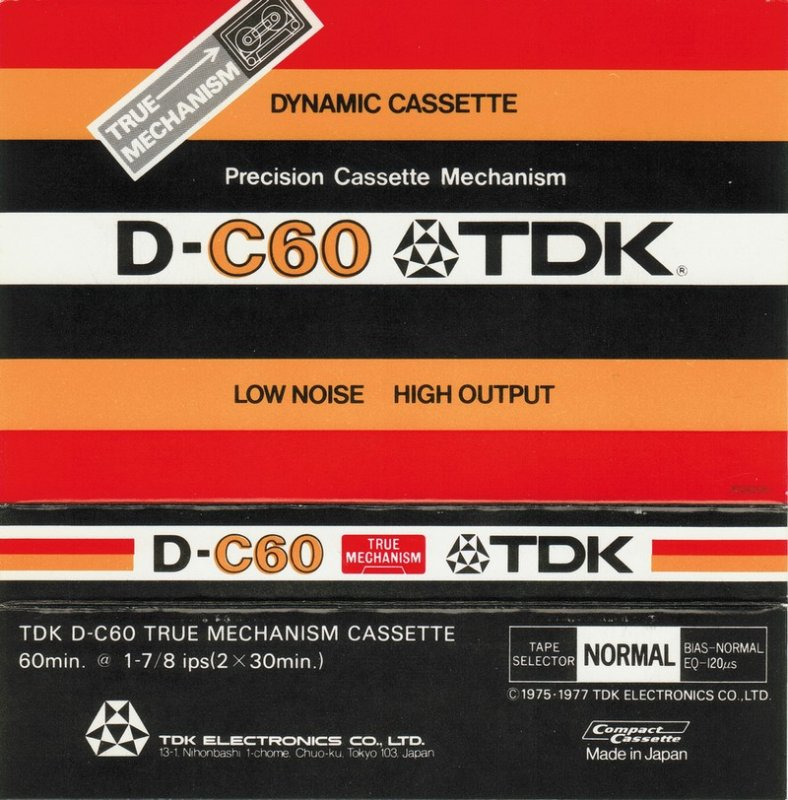 Compact Cassette: TDK  - D 60