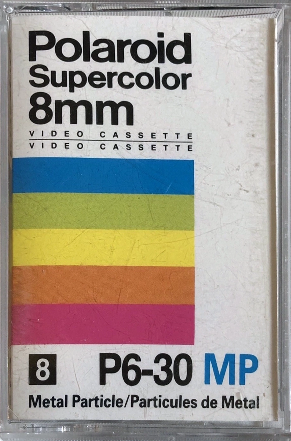 Video8, Hi8, Digital8 Polaroid 30 "Supercolor" Type IV Metal 1987 North America