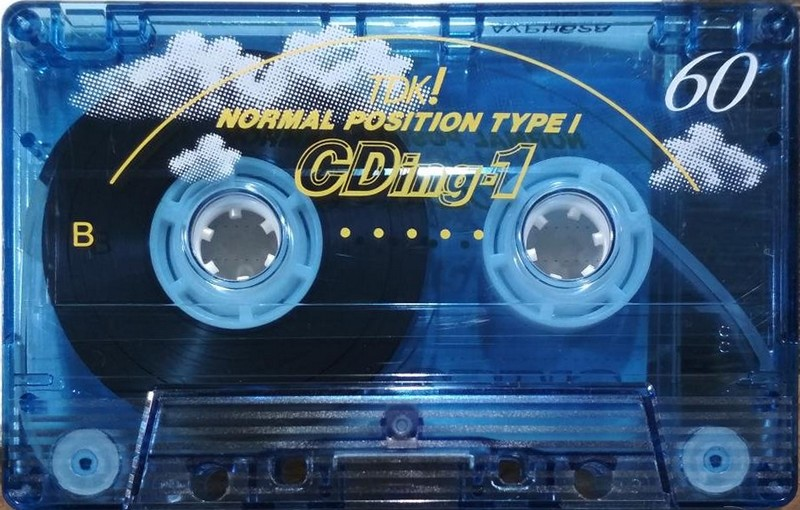 Compact Cassette TDK CDing 1 60 "CD1-60K" Type I Normal 1997 Japan