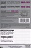 Compact Cassette Maxell MS 30 "Studio Tape" Type II Chrome 1993 USA