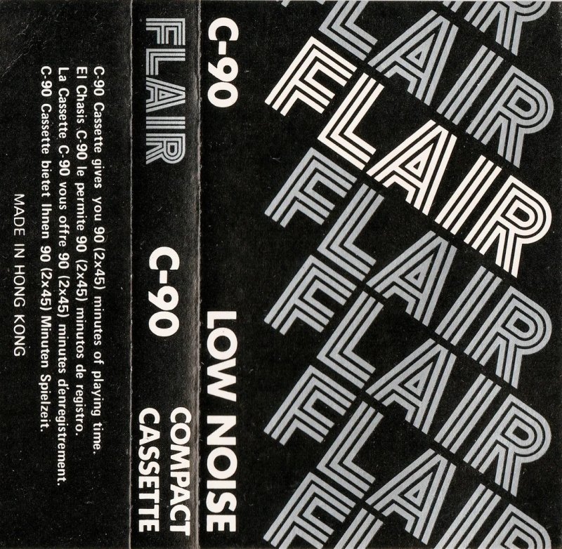 Compact Cassette Flair 90 Type I Normal 1980 China