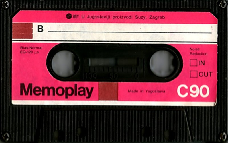 Compact Cassette Memoplay 90 Type I Normal Yugoslavia