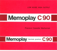 Compact Cassette Memoplay 90 Type I Normal Yugoslavia