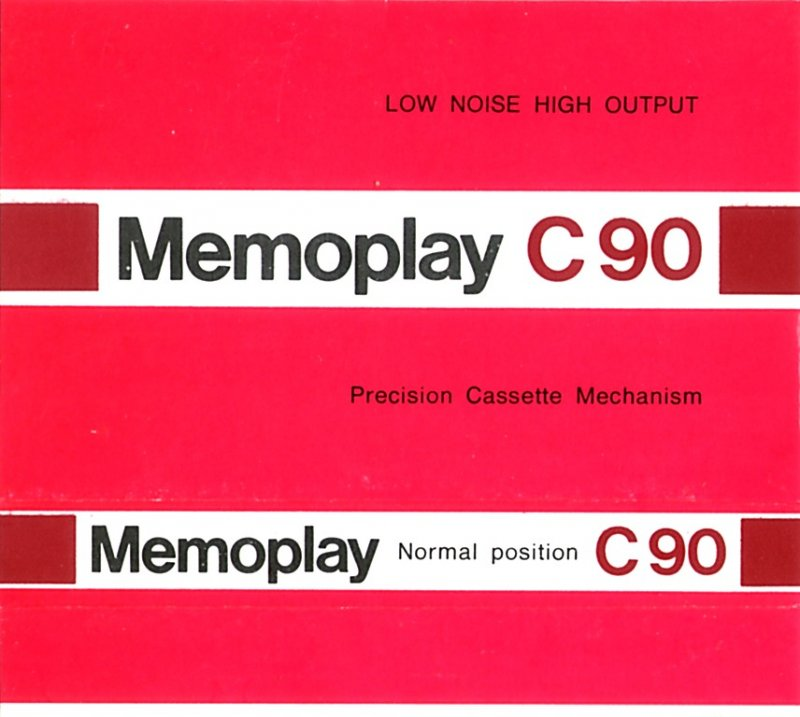 Compact Cassette: Unknown Memoplay -  90