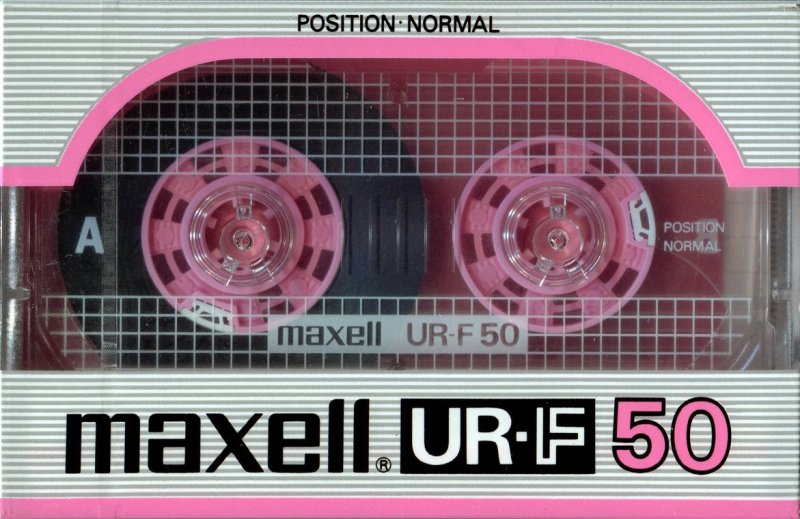 Compact Cassette Maxell UR-F 50 Type I Normal 1985 Europe