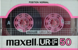 Compact Cassette Maxell UR-F 50 Type I Normal 1985 Europe