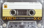 Compact Cassette Unitech SC 10 Computer Cassette 1983 Japan