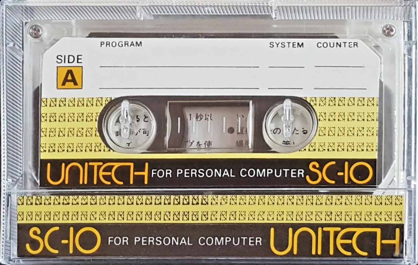 Compact Cassette Unitech SC 10 Computer Cassette 1983 Japan