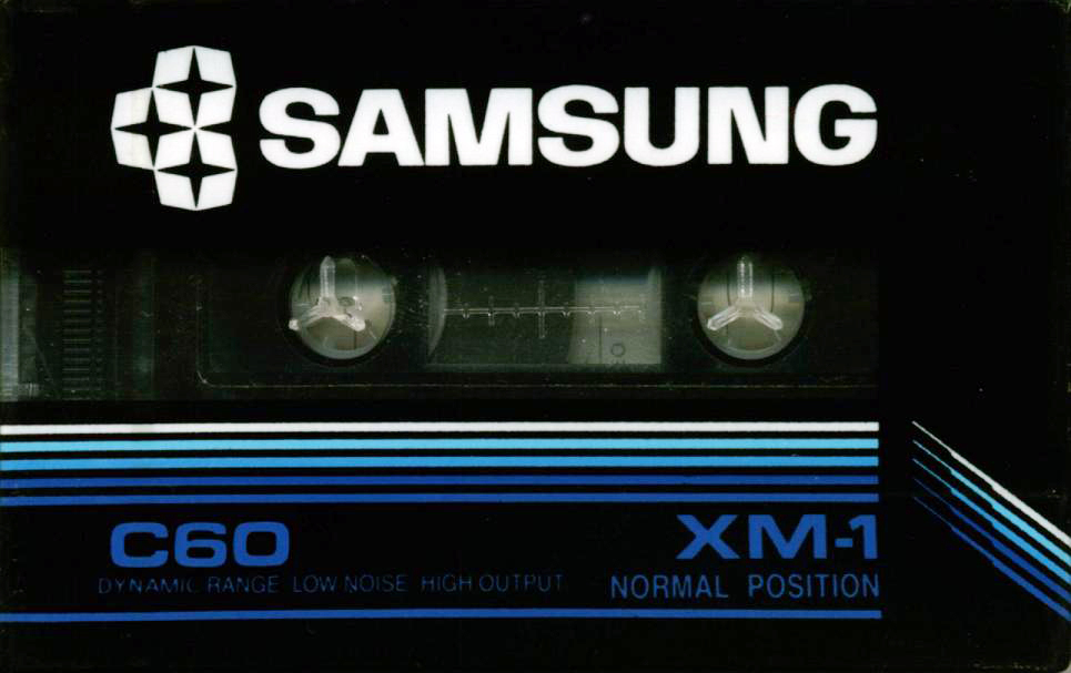 Compact Cassette Samsung XM-1 60 Type I Normal 1985 South Korea