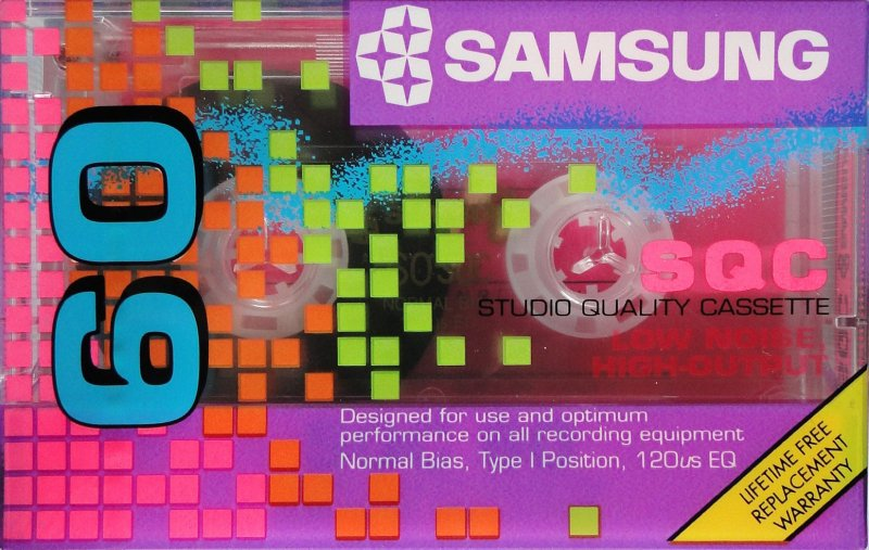 Compact Cassette:  Samsung - SQC 60