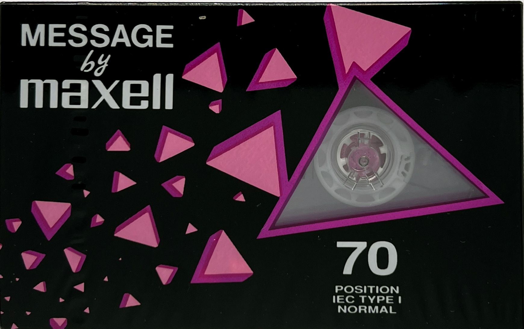 Compact Cassette Maxell Message 70 Type I Normal 1991 Italy