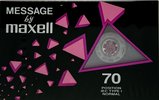 Compact Cassette Maxell Message 70 Type I Normal 1991 Italy