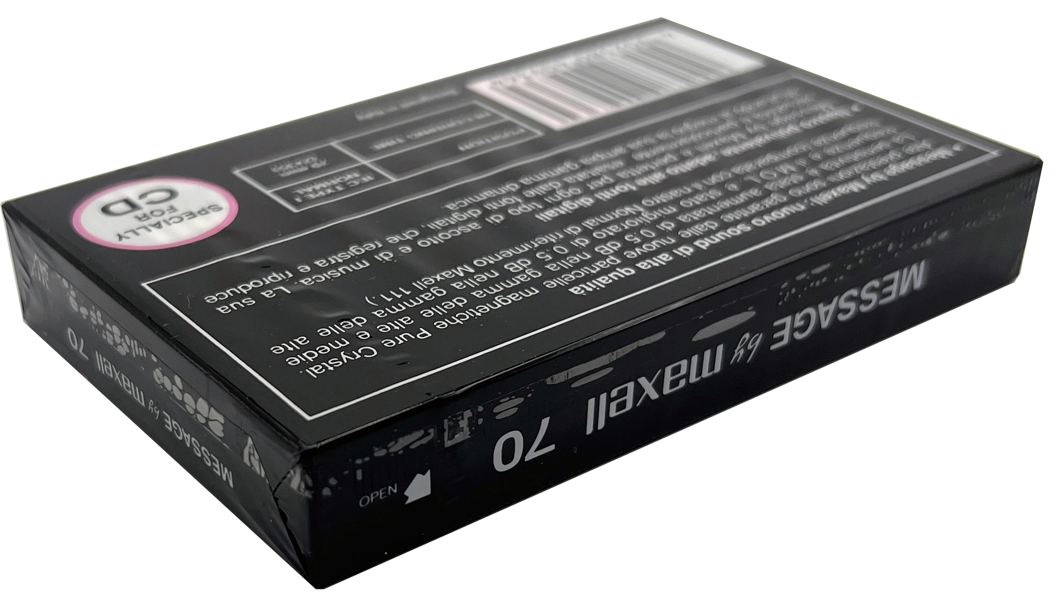 Compact Cassette Maxell Message 70 Type I Normal 1991 Italy