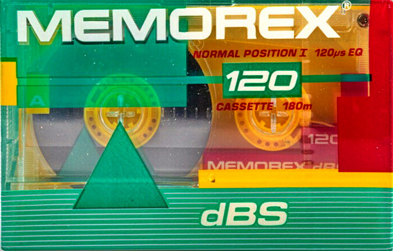 Compact Cassette Memorex dBS 120 Type I Normal 1989 North America