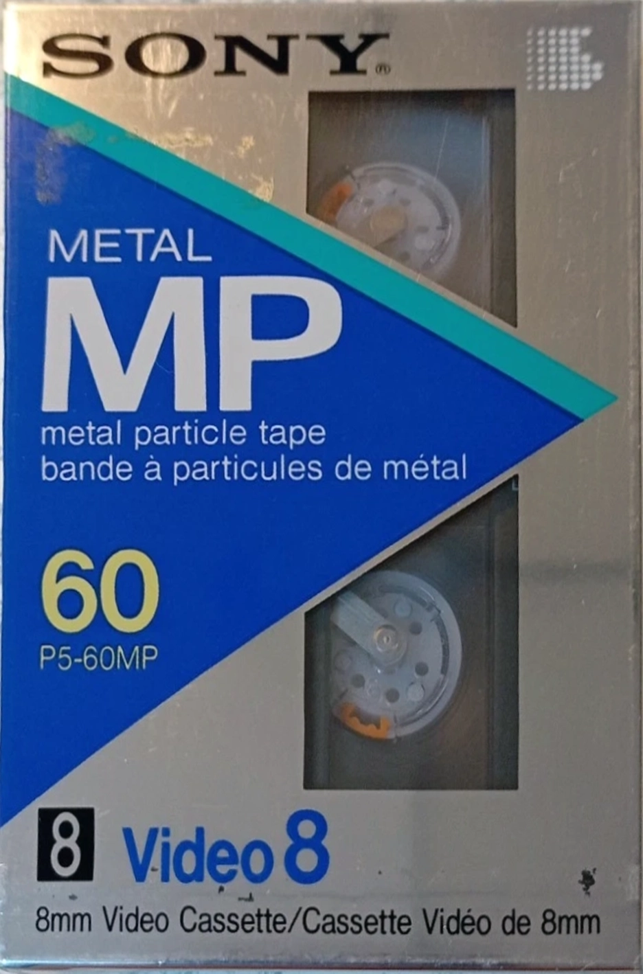 Video8, Hi8, Digital8 Sony MP 60 "P5-60MP" Type IV Metal 1987 Europe