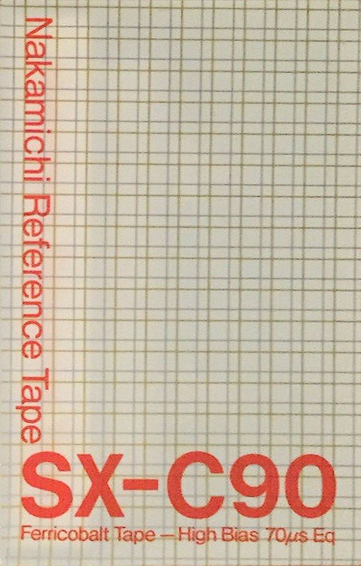 Compact Cassette Nakamichi SX 90 Type II Chrome 1983 Worldwide