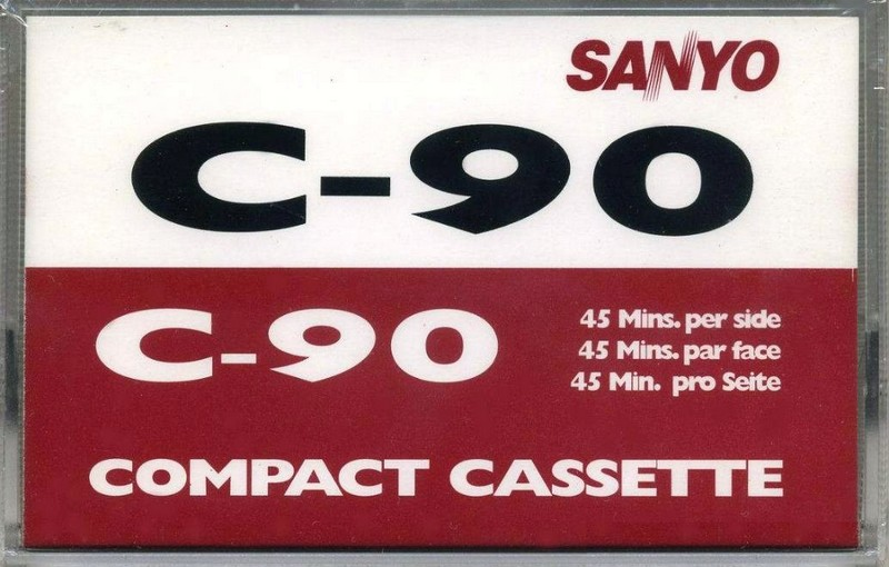 Compact Cassette Sanyo 90 Type I Normal 1994 Japan