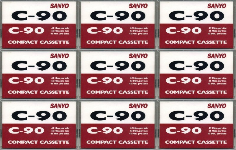 Compact Cassette:  Sanyo -  90