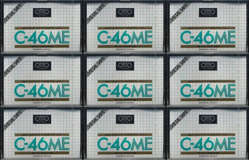 Compact Cassette OTTO ME 46 Type IV Metal Japan